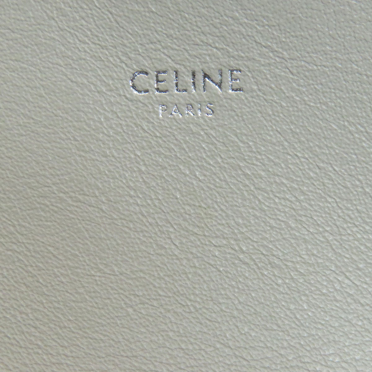 CELINE CHardware Shoulder Bag Leather Ladies [Used]