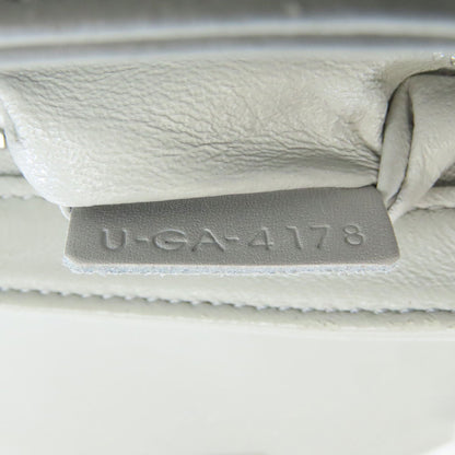 CELINE CHardware Shoulder Bag Leather Ladies [Used]