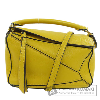 LOEWE Puzzle bag mini 2WAY Handbag Calf Ladies [Used]