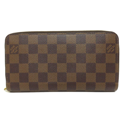 LOUIS VUITTON  N60046 Long wallet (with coin pocket) Zippy wallet Damier canvas Ladies