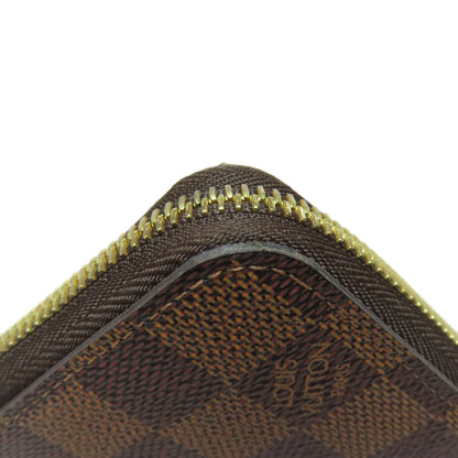 LOUIS VUITTON  N60046 Long wallet (with coin pocket) Zippy wallet Damier canvas Ladies