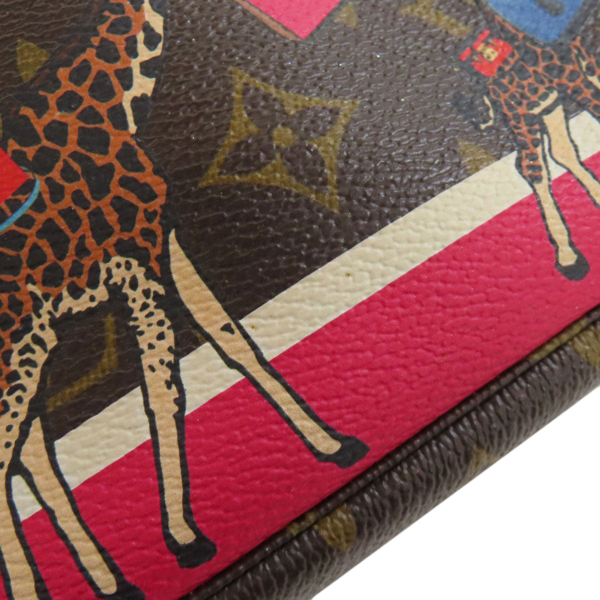 LOUIS VUITTON  M62087 Accessory pouch Mini Pochettes & Accessories Giraffe Monogram canvas Ladies