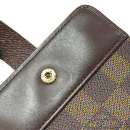 LOUIS VUITTON  M61668 Bifold Wallet with Coin Pocket Compact zip Damier canvas Ladies