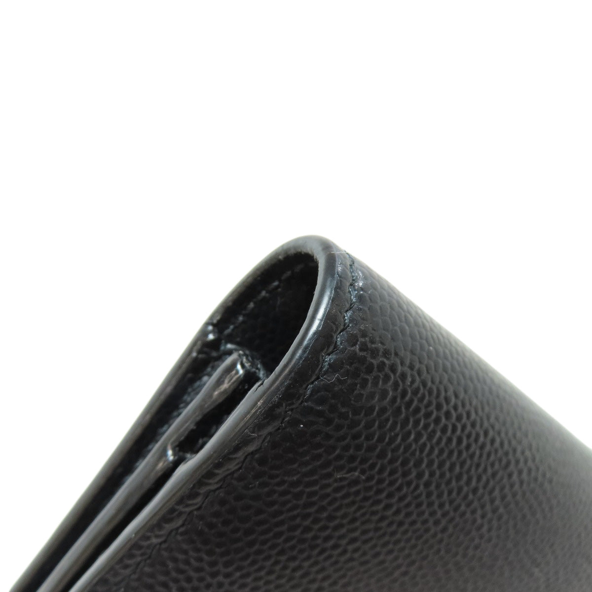 SAINT LAURENT   Long wallet (with coin pocket) logo Leather Ladies