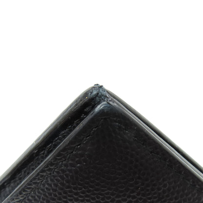 SAINT LAURENT   Long wallet (with coin pocket) logo Leather Ladies