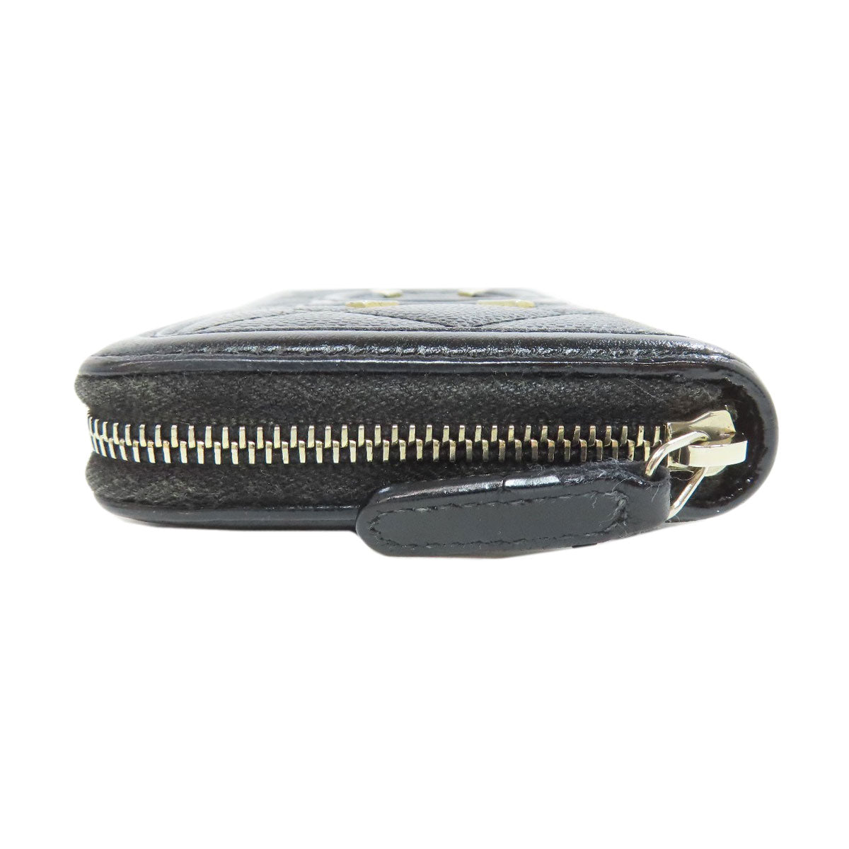 CHANEL Matelasse GoldHardware Long wallet (with coin pocket) Grained Calfskin Skin Ladies [Used]