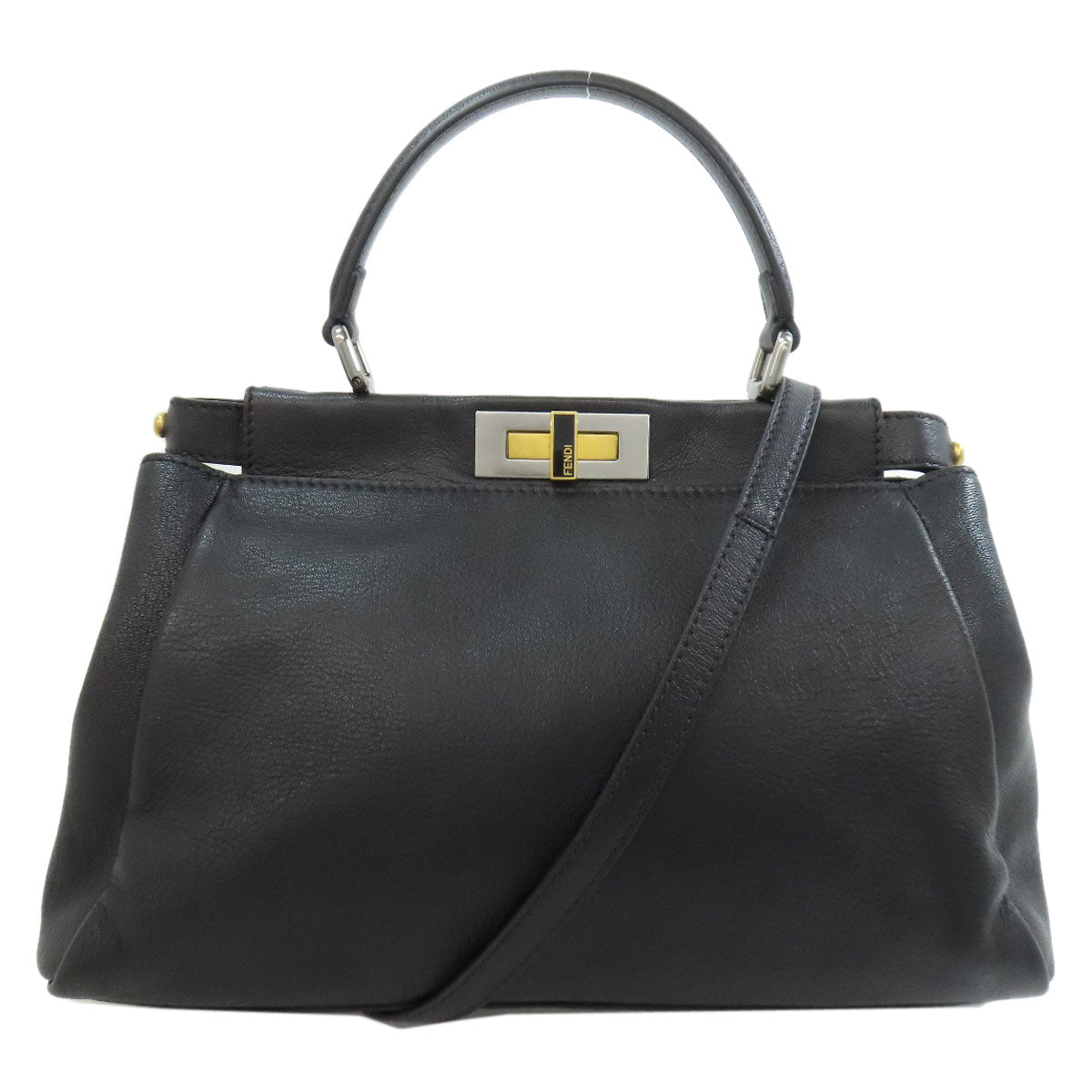 FENDI   Handbag Peekaboo 2WAY Calf Ladies