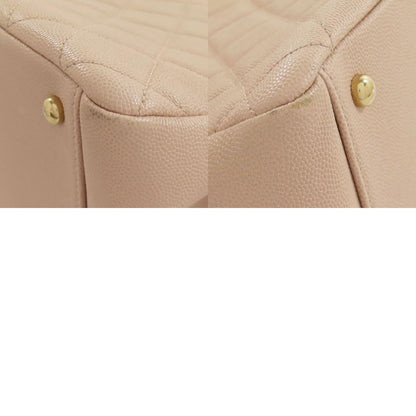 CHANEL COCO Mark GoldHardware 2WAY Handbag Grained Calfskin Skin Ladies [Used]