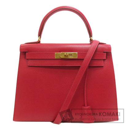 HERMES Kelly 28 outside stitching GoldHardware Handbag Epsom Ladies [Used]