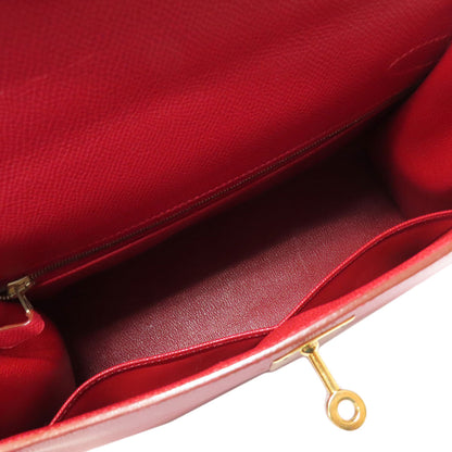 HERMES Kelly 28 outside stitching GoldHardware Handbag Epsom Ladies [Used]