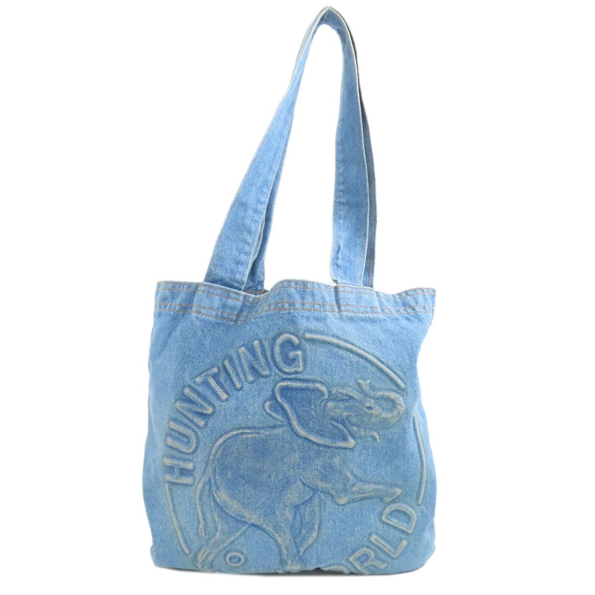 HUNTING WORLD   Tote Bag logo Denim Ladies