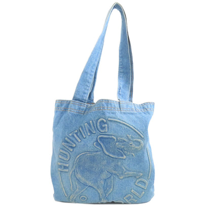 HUNTING WORLD   Tote Bag logo Denim Ladies