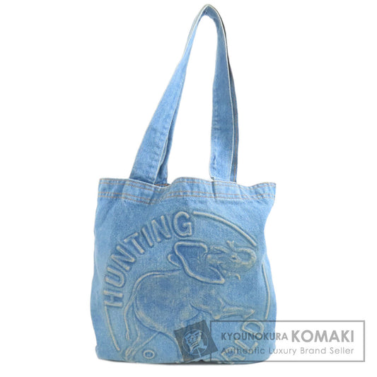 HUNTING WORLD   Tote Bag logo Denim Ladies