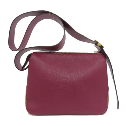 BURBERRY logo Shoulder Bag Leather Ladies [Used]