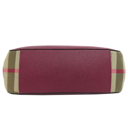 BURBERRY logo Shoulder Bag Leather Ladies [Used]