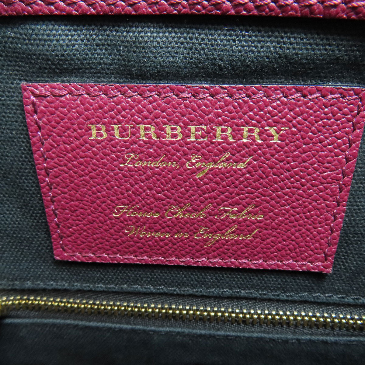 BURBERRY logo Shoulder Bag Leather Ladies [Used]