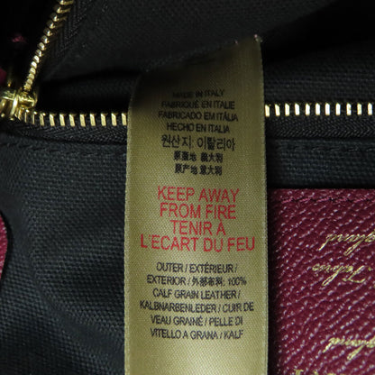 BURBERRY logo Shoulder Bag Leather Ladies [Used]