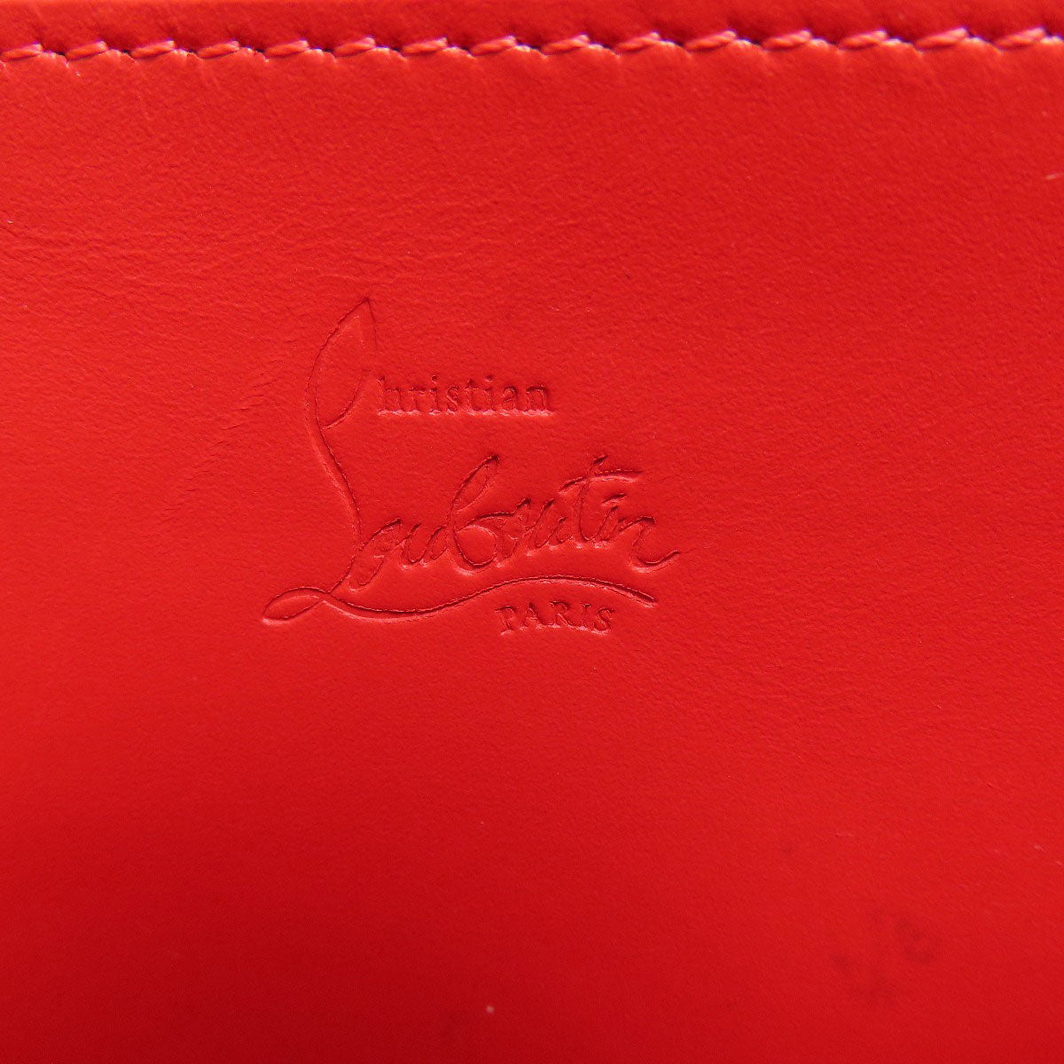 Christian Louboutin   Long wallet (with coin pocket) Panettone Leather Ladies