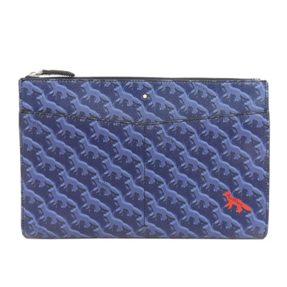 MONTBLANC   Clutch bag Maison Kitsune collaboration PVC Ladies