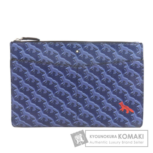 MONTBLANC   Clutch bag Maison Kitsune collaboration PVC Ladies