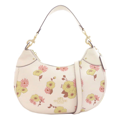 COACH  CI104 Shoulder Bag MAHLE HOBO FLORAL CLUSTERS PRINT 2WAY Leather Ladies