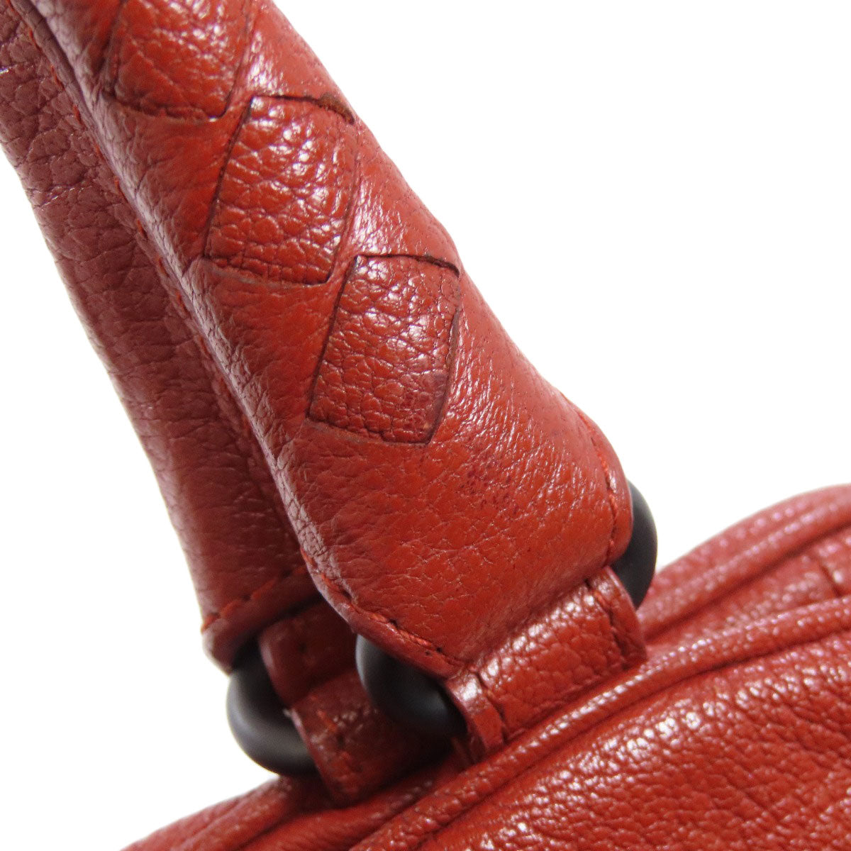 BOTTEGA VENETA logo Handbag Leather Ladies [Used]