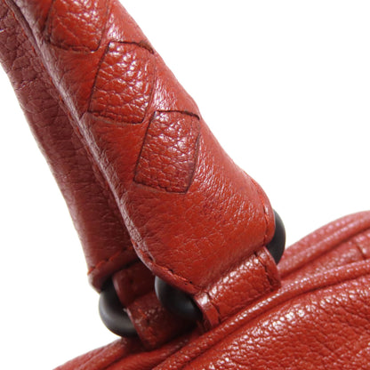 BOTTEGA VENETA logo Handbag Leather Ladies [Used]