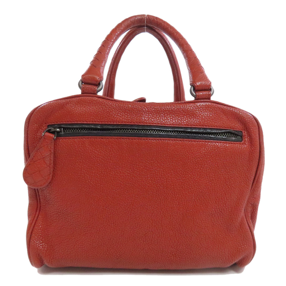 BOTTEGA VENETA logo Handbag Leather Ladies [Used]