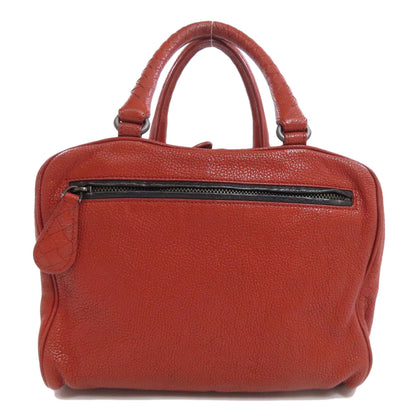 BOTTEGA VENETA logo Handbag Leather Ladies [Used]