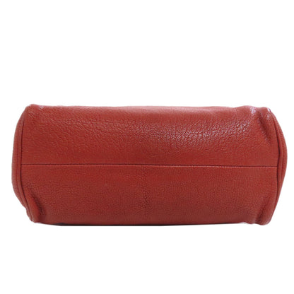 BOTTEGA VENETA logo Handbag Leather Ladies [Used]