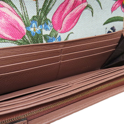 GUCCI 376186 Swing Long wallet (with coin pocket) Leather Ladies [Used]