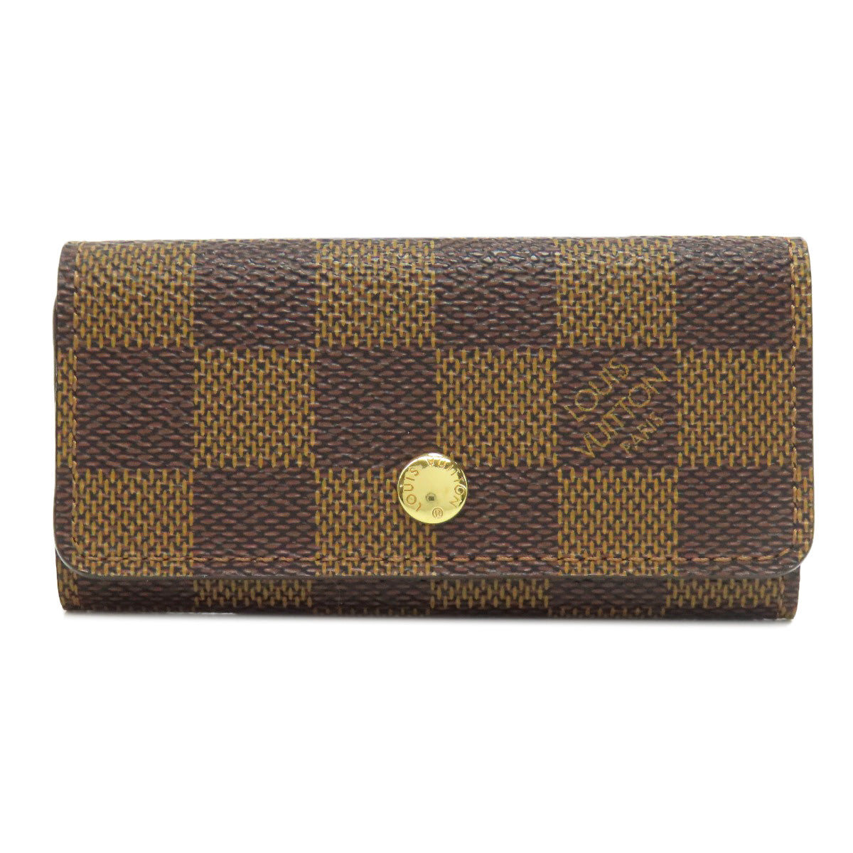 LOUIS VUITTON  N62631 key holder  Multicles4 Damier canvas Ladies