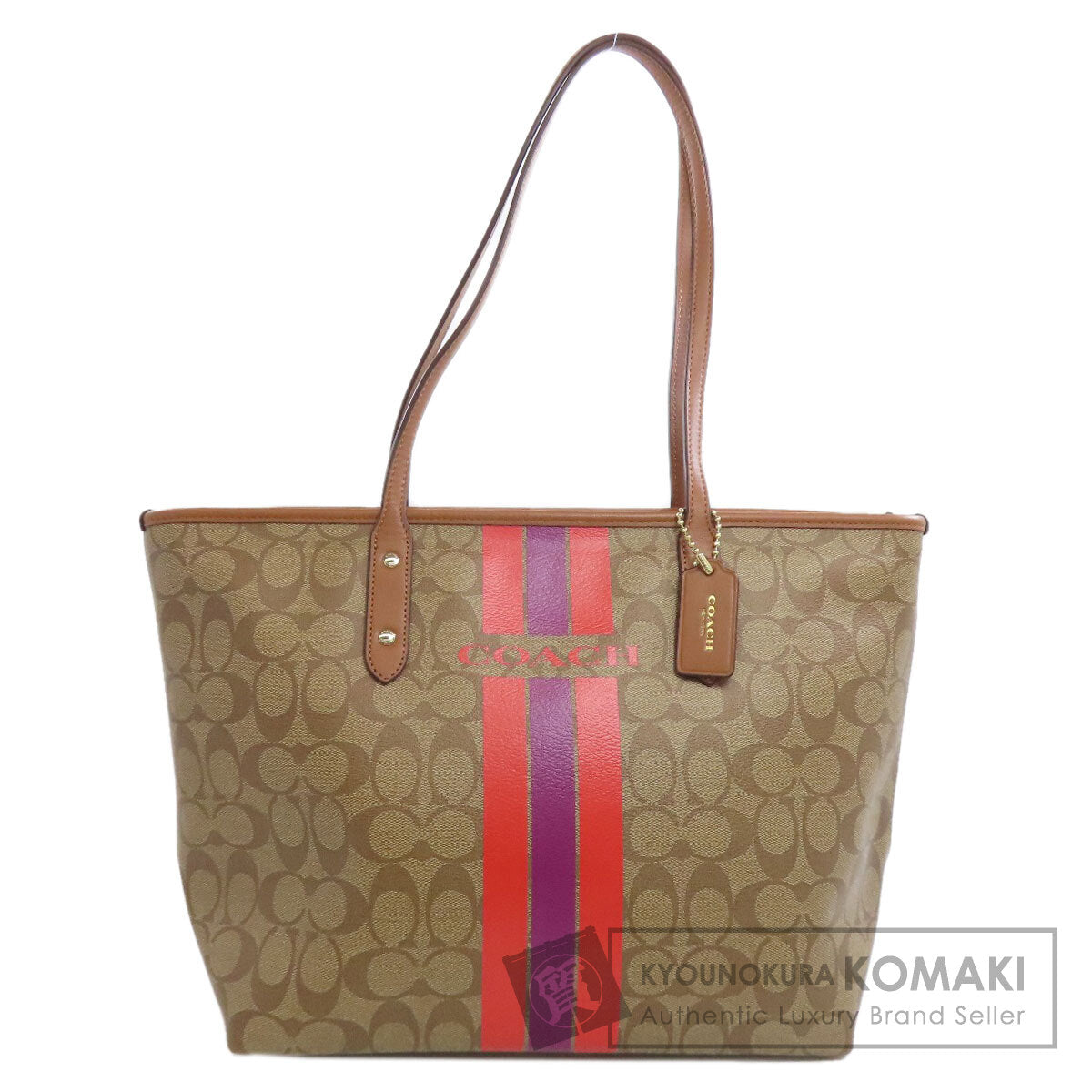 COACH  F38405 Tote Bag Signature PVC Ladies