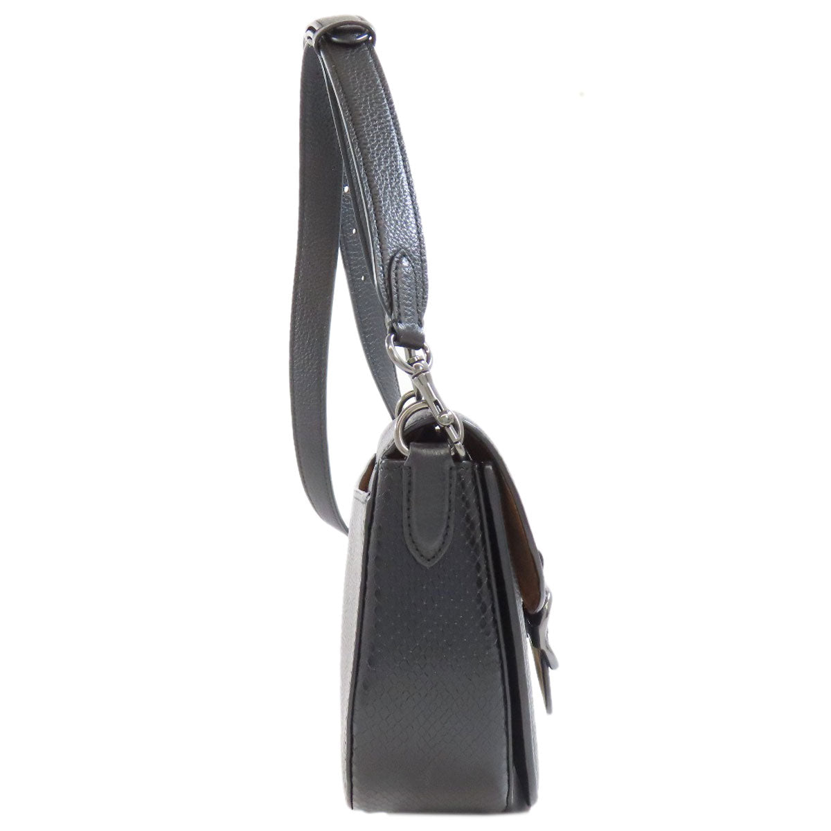 COACH  CG470 Shoulder Bag Morgan Saddle Leather Ladies