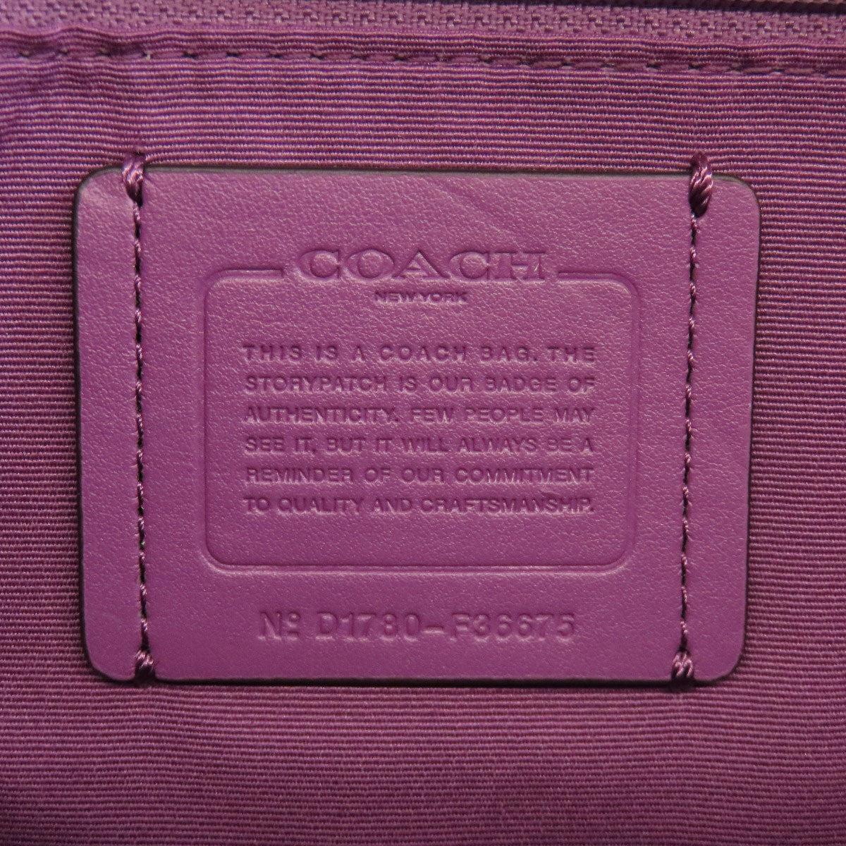 COACH  F36675 Handbag 2WAY Leather Ladies