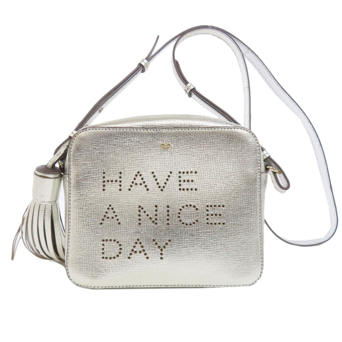 Anya Hindmarch   Shoulder Bag logo Leather Ladies