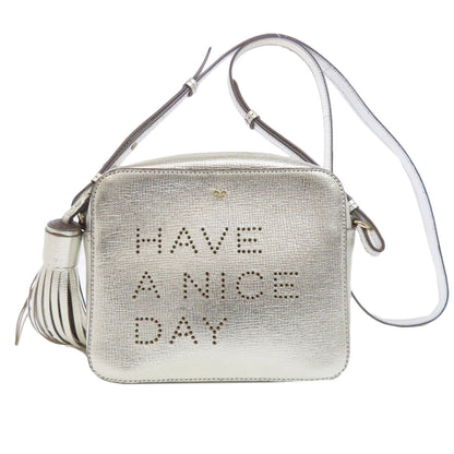 Anya Hindmarch   Shoulder Bag logo Leather Ladies