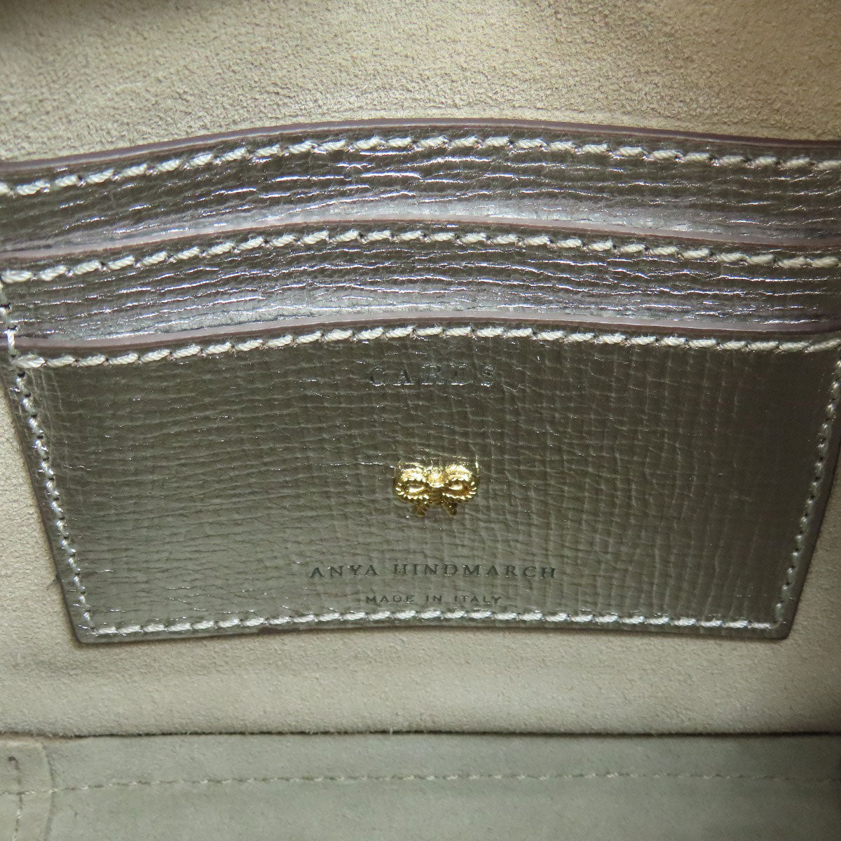 Anya Hindmarch   Shoulder Bag logo Leather Ladies