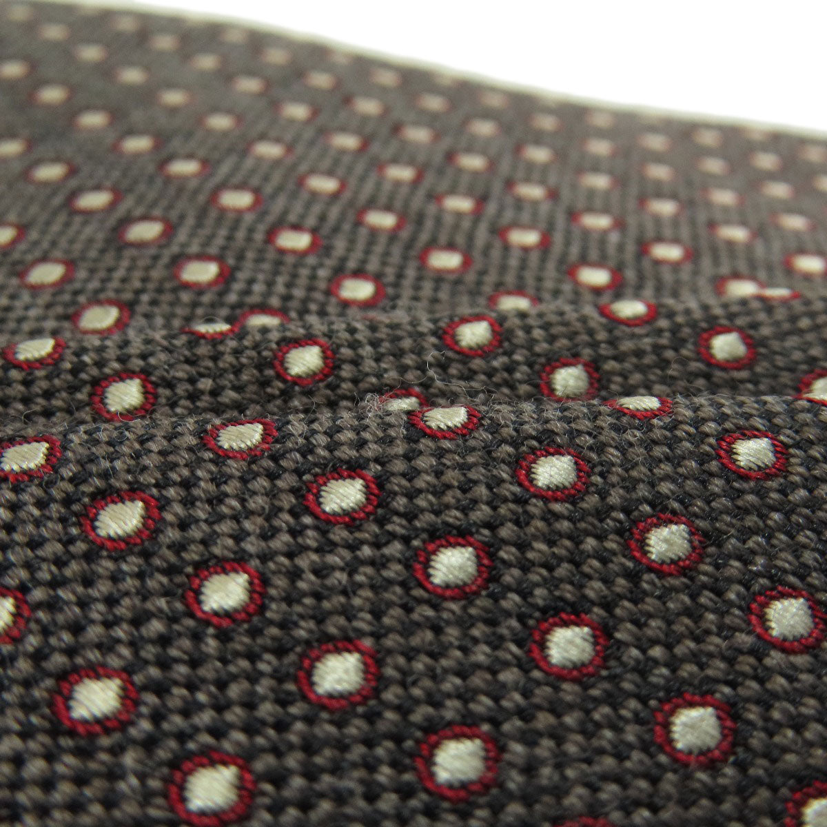 GUCCI   tie Logo dot pattern wool Silkmens