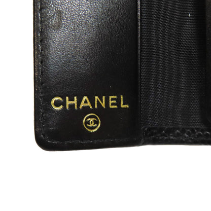 CHANEL   key holder  COCO Mark GoldHardware Grained Calfskin Skin Ladies