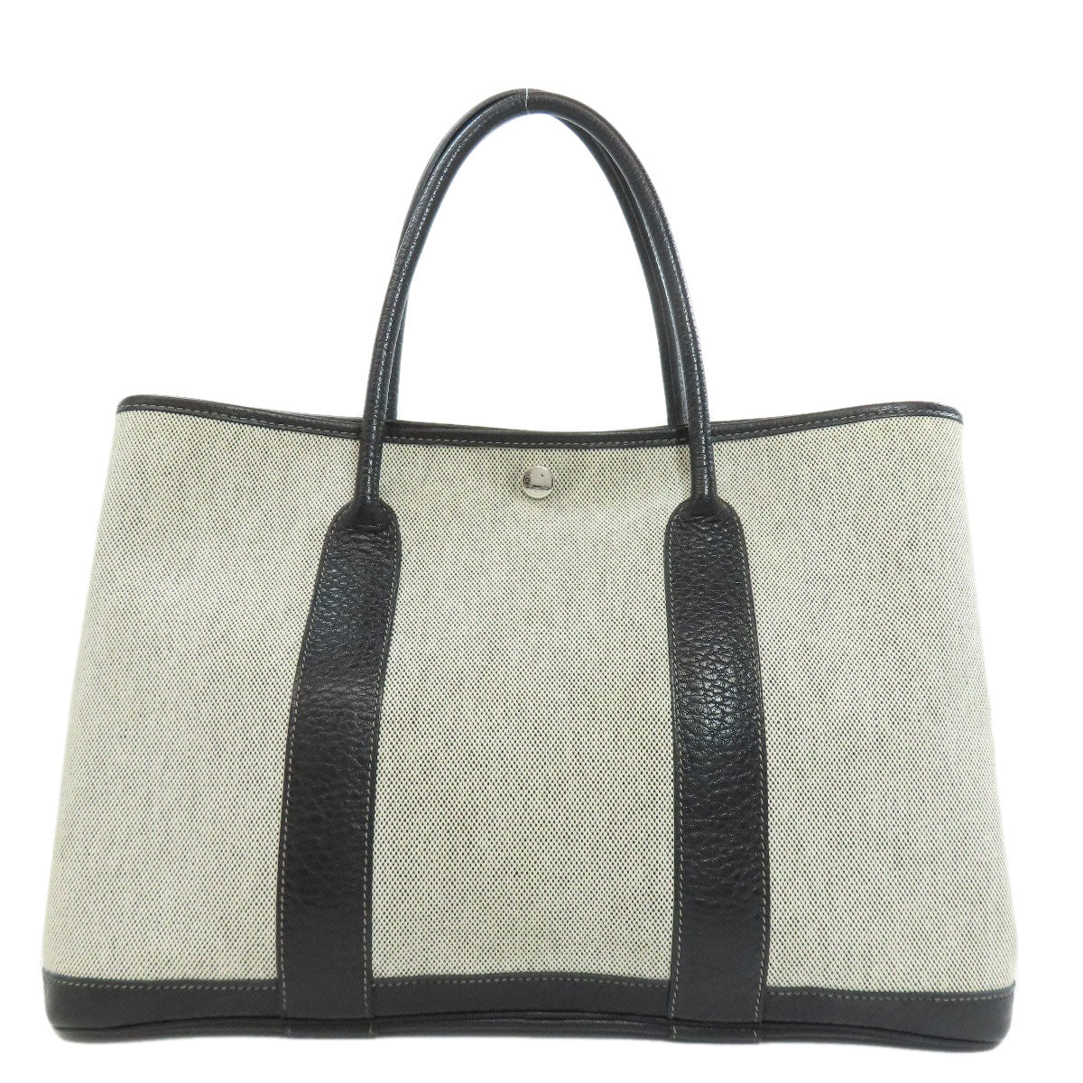 HERMES   Tote Bag Garden Party PM Silver Hardware Tower ash Ladies