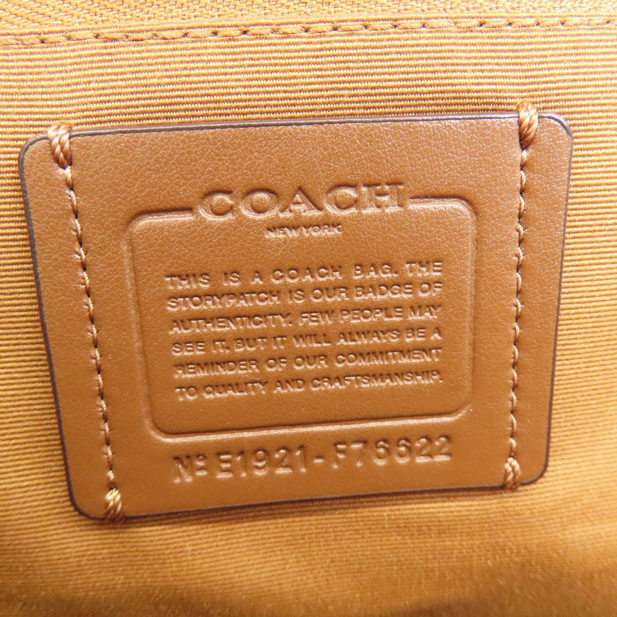 COACH  F76622 Backpack Â· Daypack Signature Leather PVCLadies