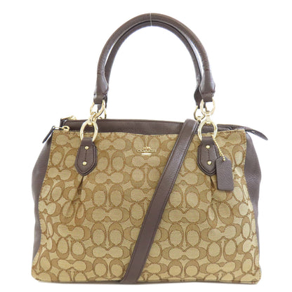 COACH  F36200 Handbag Signature 2WAY Canvas Ladies