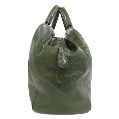 BOTTEGA VENETA logo Tote Bag Leather Ladies [Used]