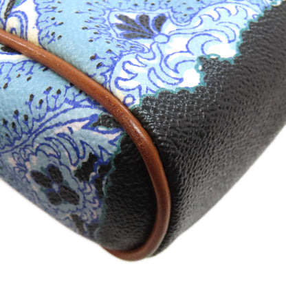 ETRO Flower motif Shoulder Bag PVC Ladies [Used]