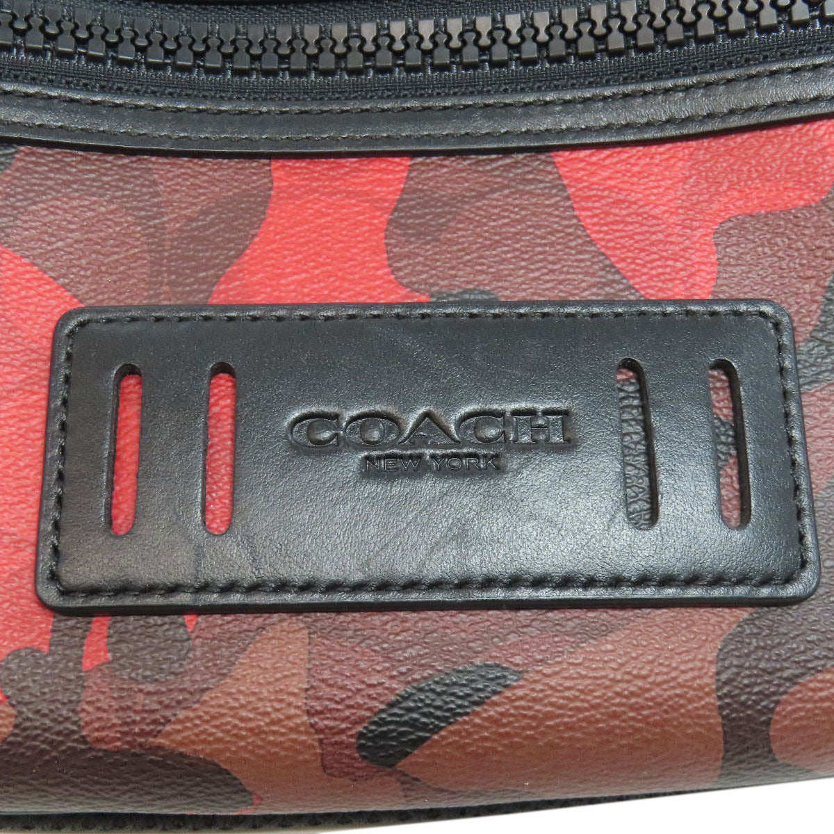 COACH  F89034 body bag Camouflage pattern PVC Leathermens