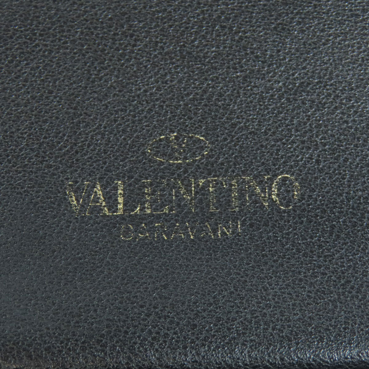VALENTINO Studs Shoulder Bag Leather Ladies [Used]