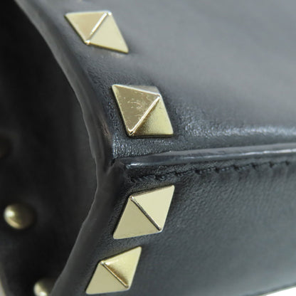 VALENTINO   Shoulder Bag Studs Leather Ladies