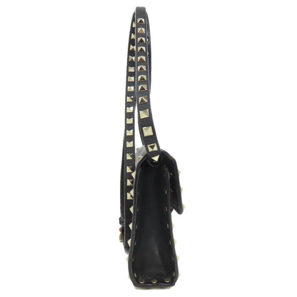 VALENTINO Studs Shoulder Bag Leather Ladies [Used]
