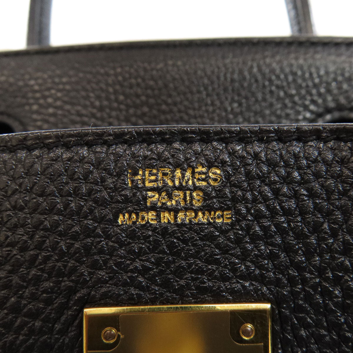 HERMES Birkin 30 GoldHardware Handbag Taurillon Clemence Ladies [Used]
